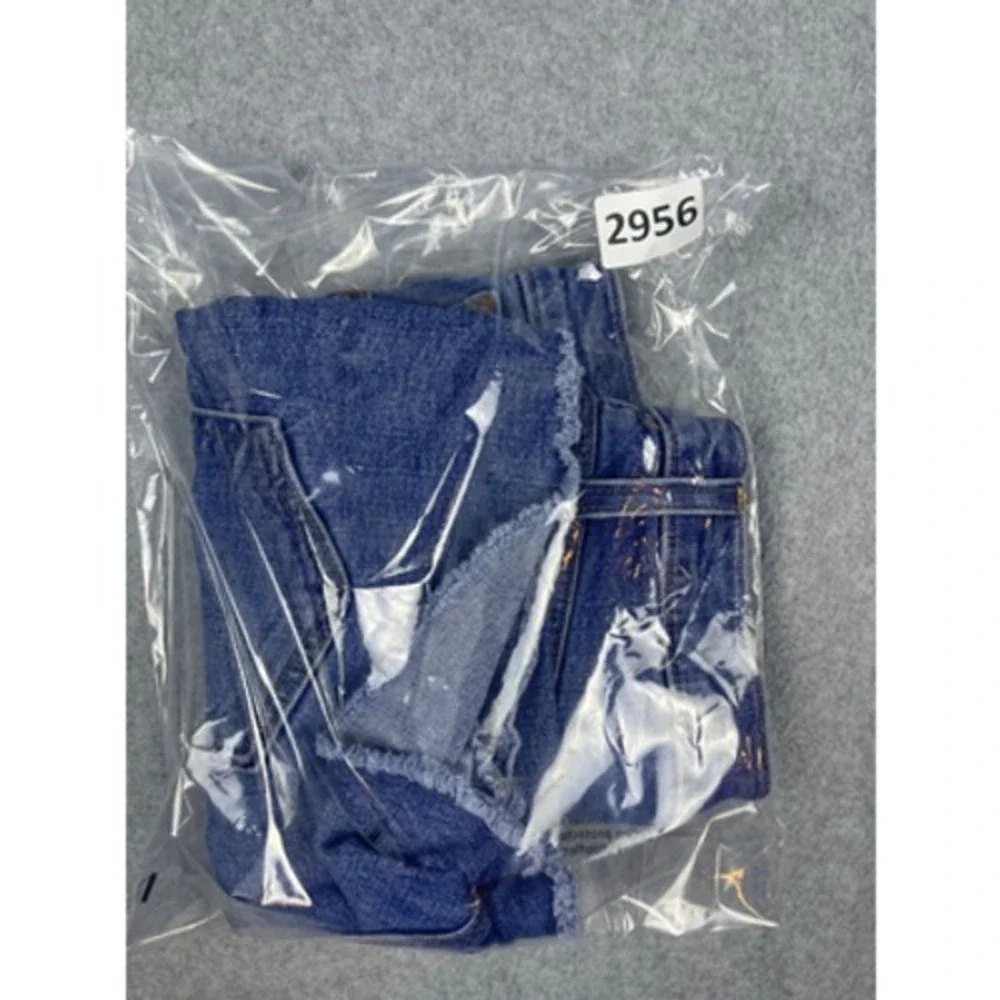 J Crew Mercantile Jean Shorts‎ Women's 25 Blue Cutoff High Rise Short Shorts